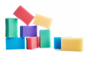 Colored sponges