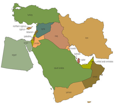 Middle East Map 1