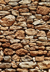 rustikale Mauer