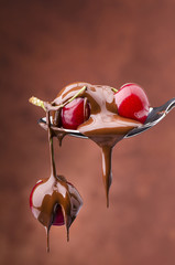 ciliege con cioccolato