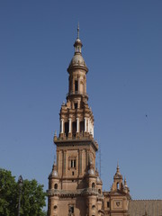 Fototapeta na wymiar Plaza de España en Sevilla