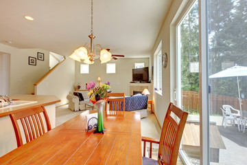 House inteiror. Dining room