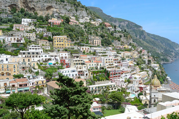 Positano vista da Viale Pasitea