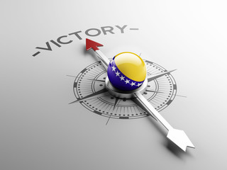 Fototapeta premium Bosnia and Herzegovina. Victory Concept
