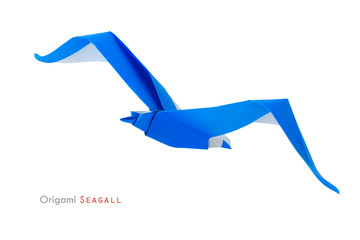 Origami seagull © Mandrixta