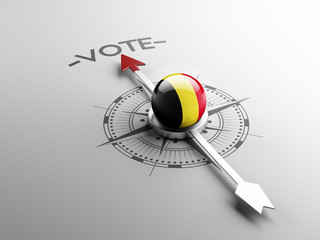 Fototapeta premium Belgium Vote Concept