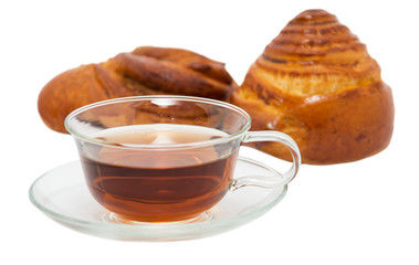 Cup of tea and buns