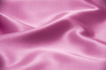 Naklejka na ściany i meble Smooth elegant pink silk