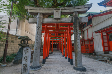水鏡神社の境内に鎮座する荒木田稲荷神社