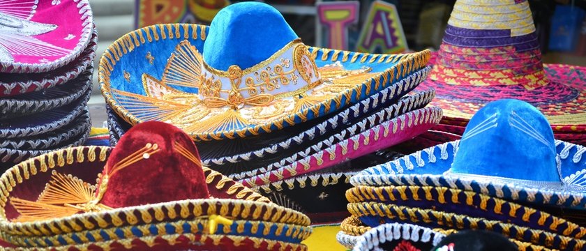 Mexican sombrero hats