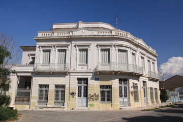 Fototapeta premium Athènes, façade bourgoise à Monastiraki
