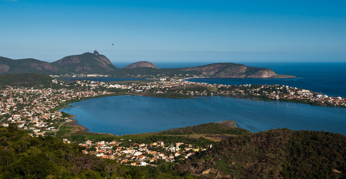 View of Niteroi City Oceanica Region, Rio de Janeiro, Brazil