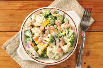 Vegetable Caesar Salad
