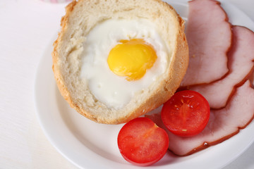 Tasty breakfast, close-up