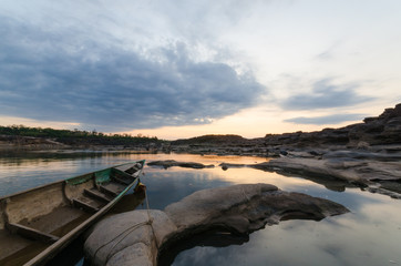 Sunrise at thailand grand canyon ,ubon ratchathani