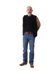 Fototapeta premium Mature biker