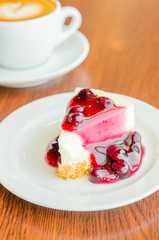Blueberry cheesecake