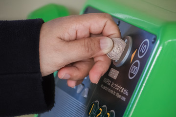 Public telephone in Japan