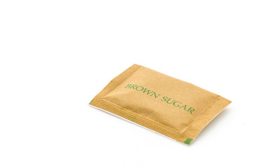 Sugar bag isolated on white