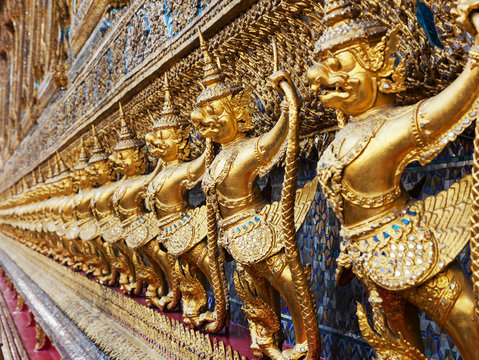 Garuda in Wat Phra Kaew Grand Palace of Thailand to find.