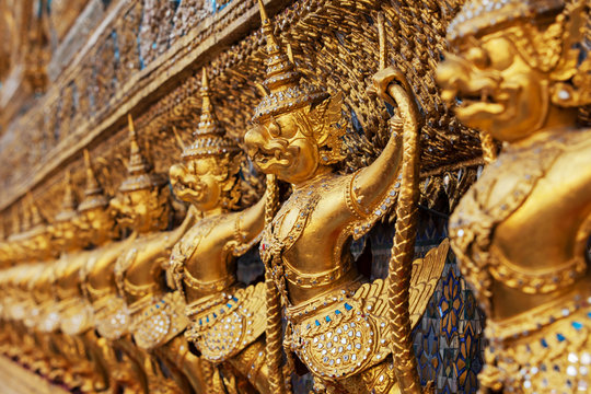 Garuda in Wat Phra Kaew Grand Palace of Thailand to find.