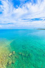 Sea of emerald green, Okinawa