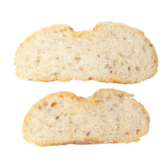 Bread from rye and wheat flour of a rough grinding