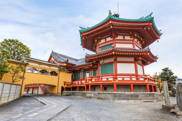 Fototapeta na wymiar Benten Hall Temple in Ueno Park