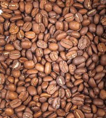 brown coffee, background texture, close-up