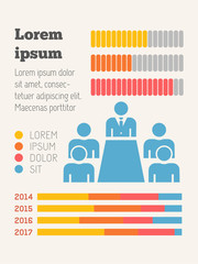 Obraz premium Business Infographic Elements.