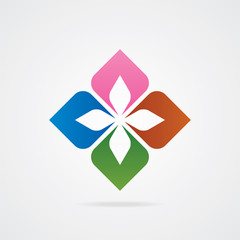 Abstract symbol templates. Infinite shapes. Square icons set.