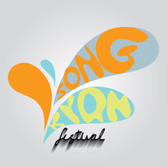 Fototapeta premium Typo vector with word 