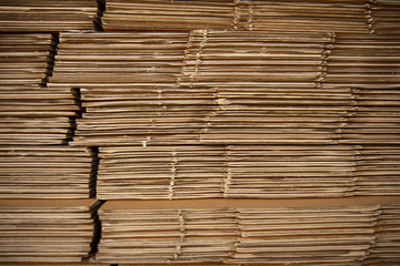 Stack of cardboards