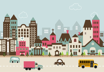 City illustration B