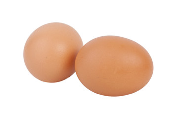 eggs isolated on white background
