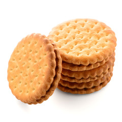 Sandwich biscuits with vanilla filling