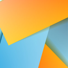 Background with blue paper