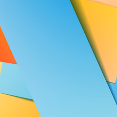 Background with blue paper