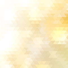 Abstract Yellow Triangle Geometrical. + EPS10