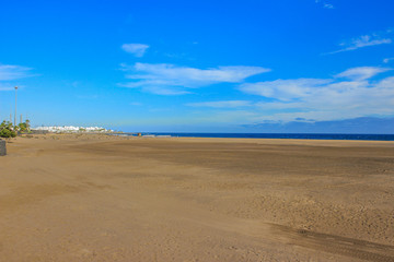 Lanzarote beach on Spanish Canary Island