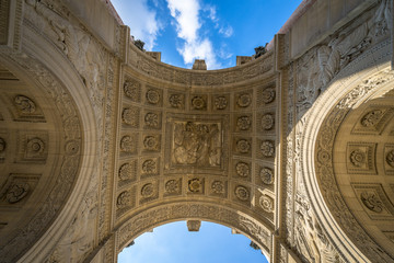 Architectural Detail of Arc de Triomphe du Carrousel