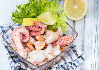 Fresh made Seafood Salad