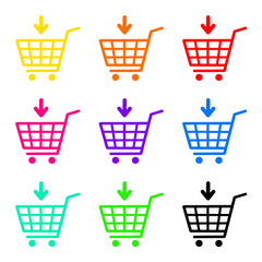 Shopping cart icon