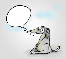 Thinking dog