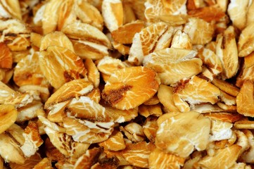 Oat Flakes Close-Up