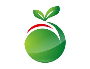 fruit, logo, apple, lemon, symbol, guava, abstract, fruits, icon, vector, design