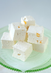 Sweet pastila with candied orange
