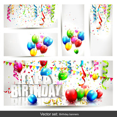 Birthday banners - big collection