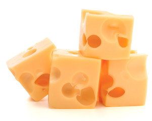 cheese isolated on white background cutout