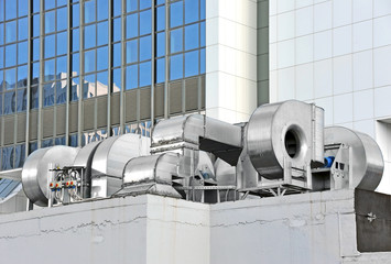 Industrial steel air conditioning and ventilation systems